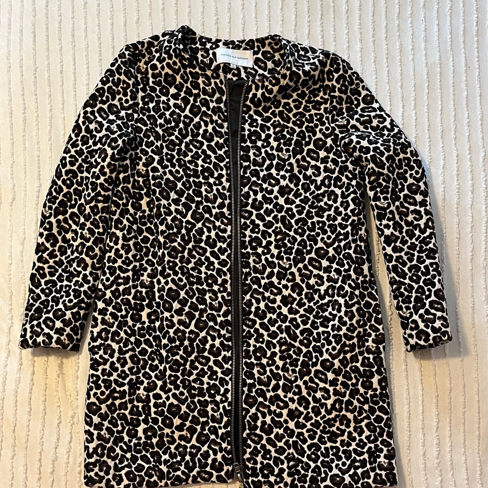 Leopard print coat-SOLD